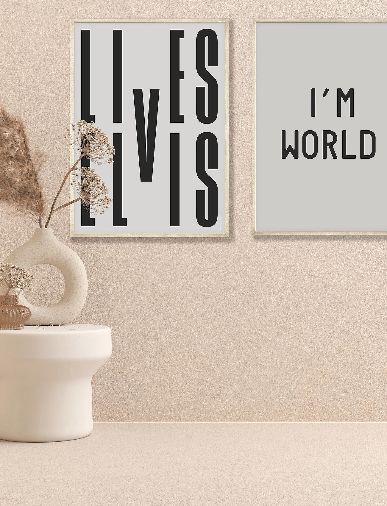 Poster & Frame St-Elvis-Lives, 50X70 cm, Multi/patterned, Plakater > Sort Og Hvid, Unisex