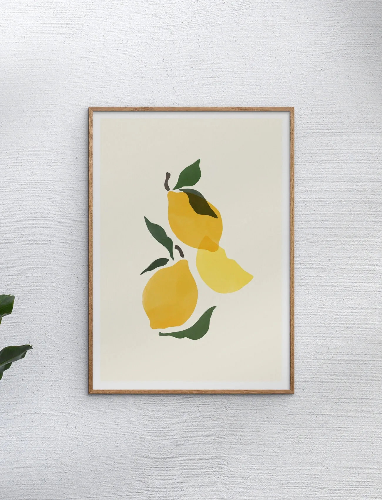 Poster & Frame Sacrée Frangine - Composition Citron, 30X40 cm, Yellow, Plakater > Illustrationer, Unisex