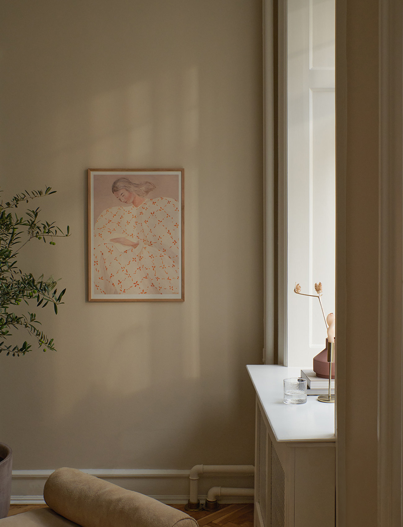 Poster & Frame The Poster Club X Sofia Lind - Secret Notes, 70X100 cm, Multi/patterned, Plakater > Illustrationer, Unisex