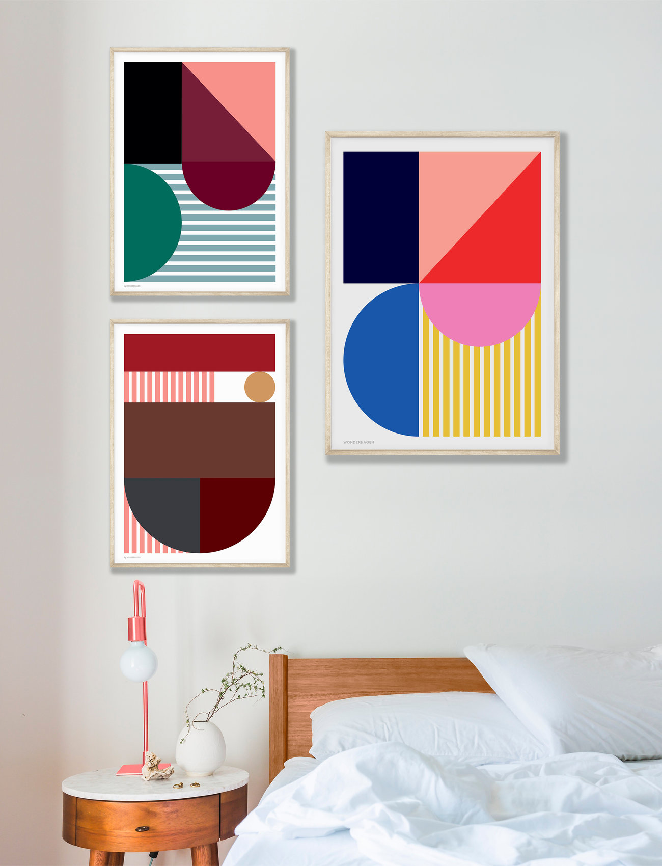 Poster & Frame Shapes 2, 42X29.7 cm, Multi/patterned, Plakater > Grafiske Mønstre, Unisex