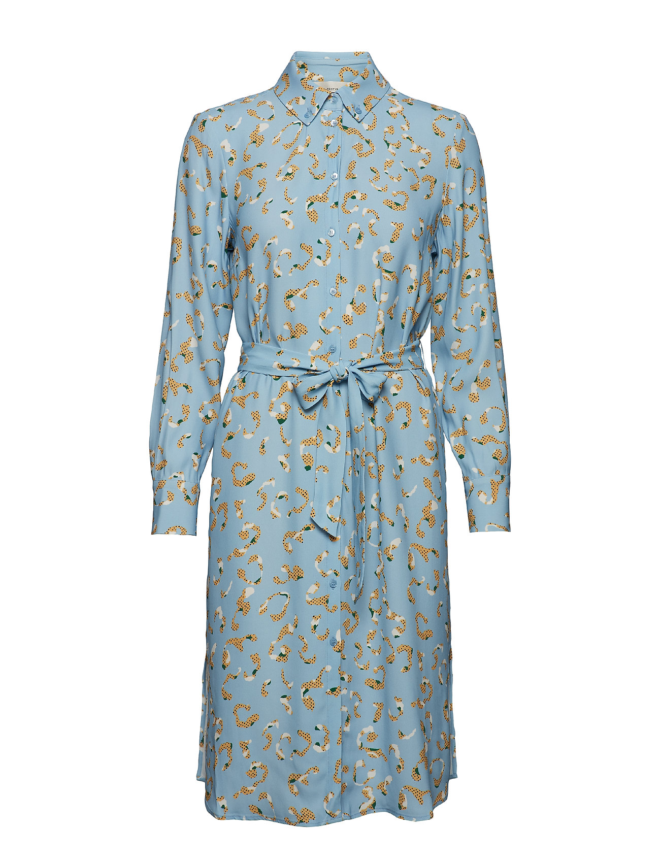 Poslaurette Dress Jurk Knielengte Blauw Postyr postyr kopen in de aanbieding Poslaurette Dress Jurk Knielengte Blauw Postyr postyr kopen in de aanbieding