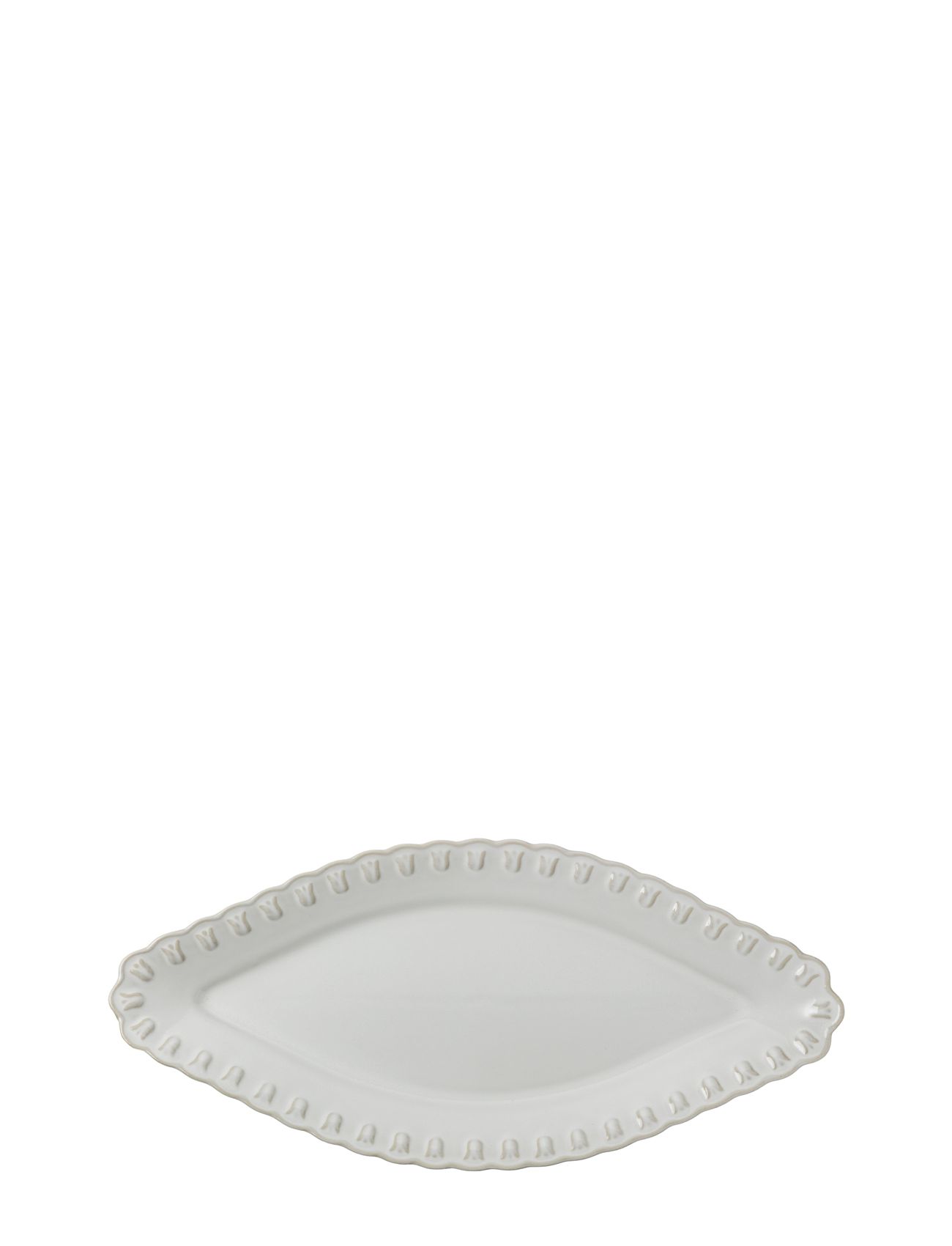 PotteryJo Tulipa Oval Platter Vit