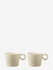 DARIA Cup 28 cl stoneware 2-pack - SAND