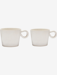PotteryJo - DARIA Cup 22 cl stoneware 2-pack - muggar & koppar - cotton white - 0