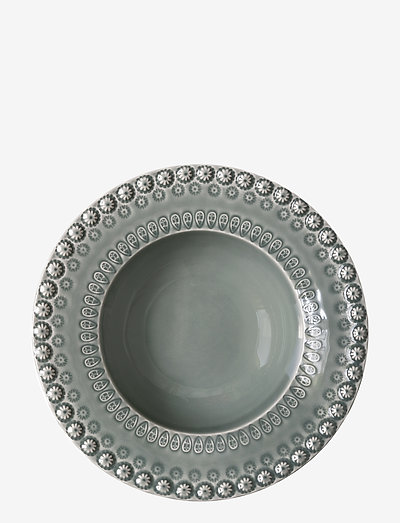 DAISY Soupbowl 21 cm 2-PACK - djupa tallrikar - cement