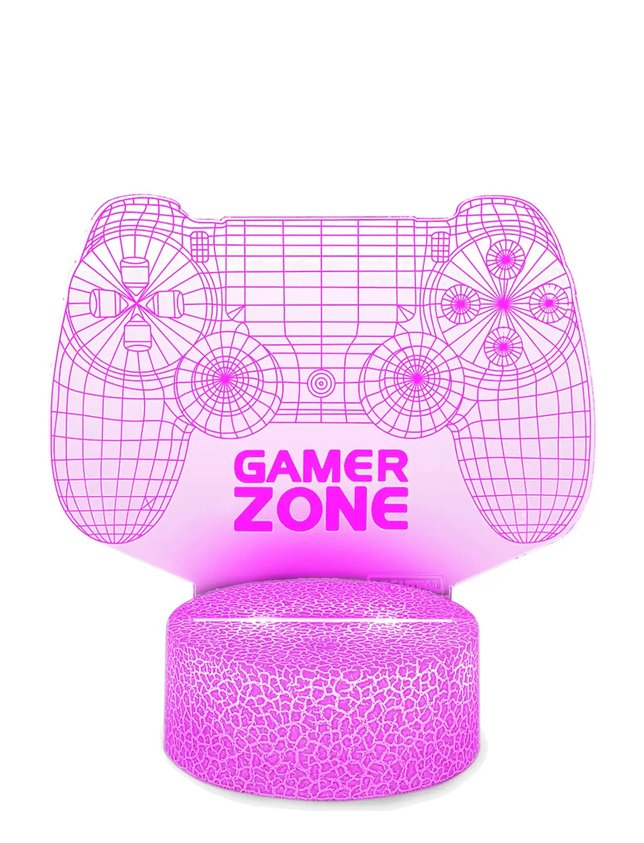 Powerpal Nightpal Gamer Zone, H16 cm, Multi/patterned, Belysning > Bordlamper, Børn