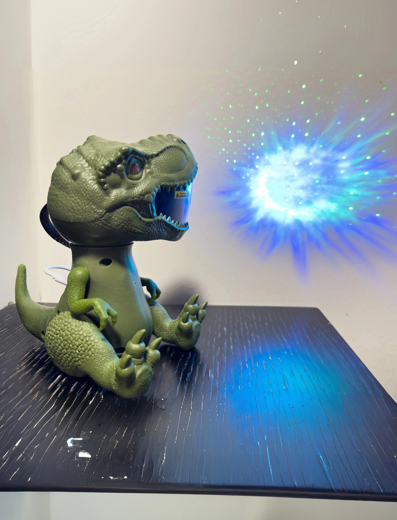 Powerpal Lumi Rex, H22.8 cm, Green, Belysning > Natlamper, Børn