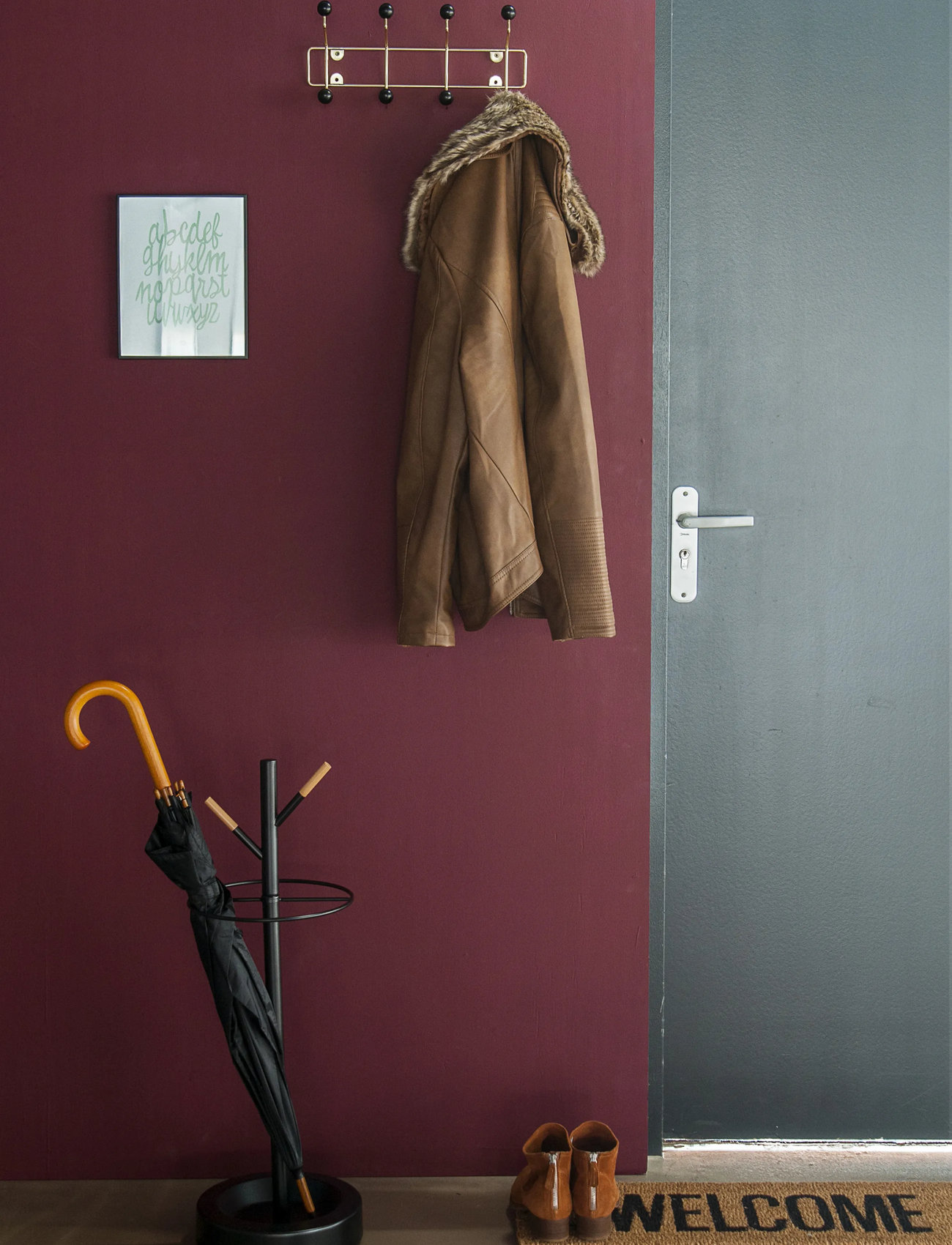 present time Hat Rack Saturnus, W34 cm, Black, Møbler > Knager Og Stativer, Unisex