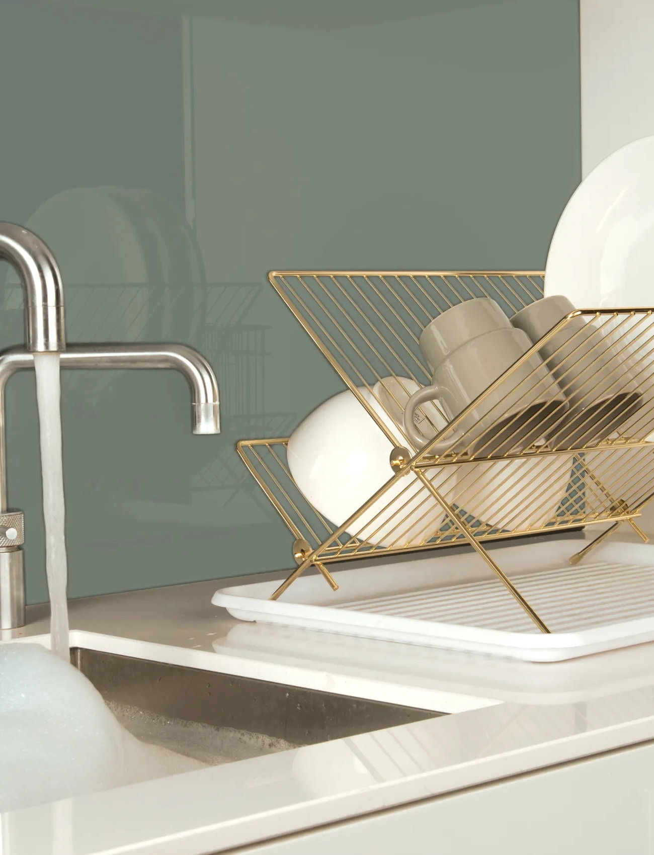 present time Dish Rack Classic, W31 cm, Gold, Opvask > Opvaskestativ, Unisex