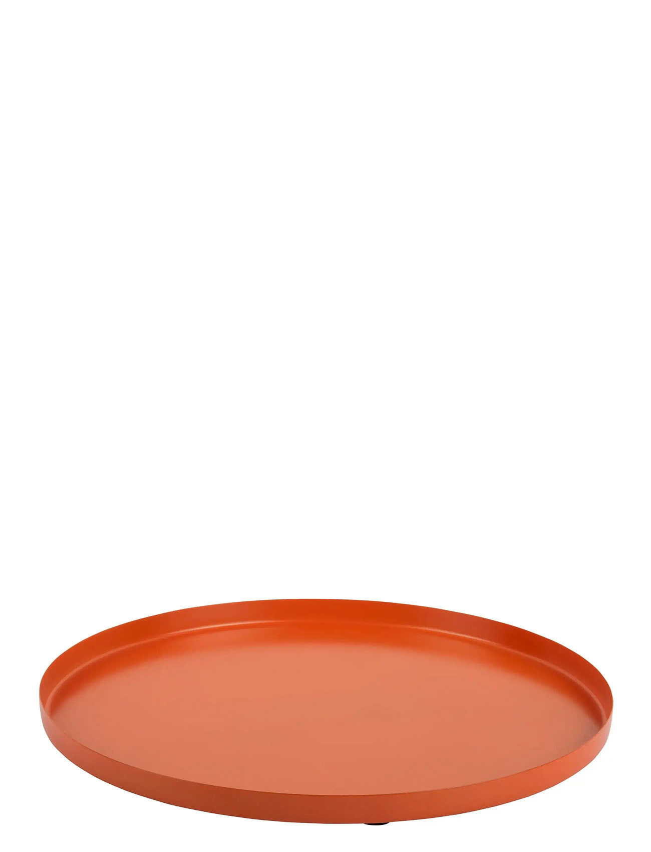 present time Tray Servir Round Small, Ø 30 cm, Orange, Spisesteder Og Bordtilbehør > Bakker, Unisex