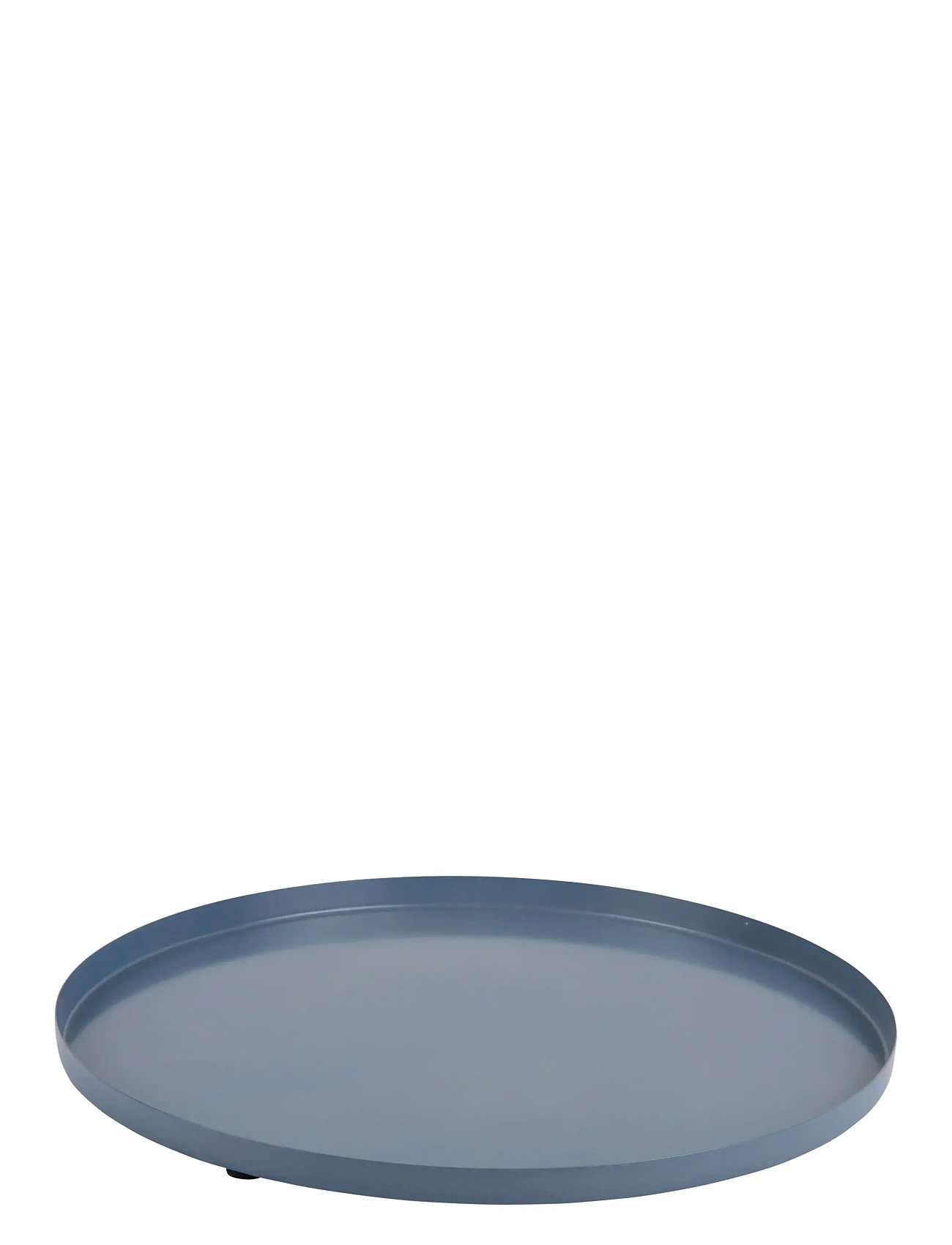 present time Tray Servir Round Medium, Ø 35 cm, Blue, Spisesteder Og Bordtilbehør > Bakker, Unisex