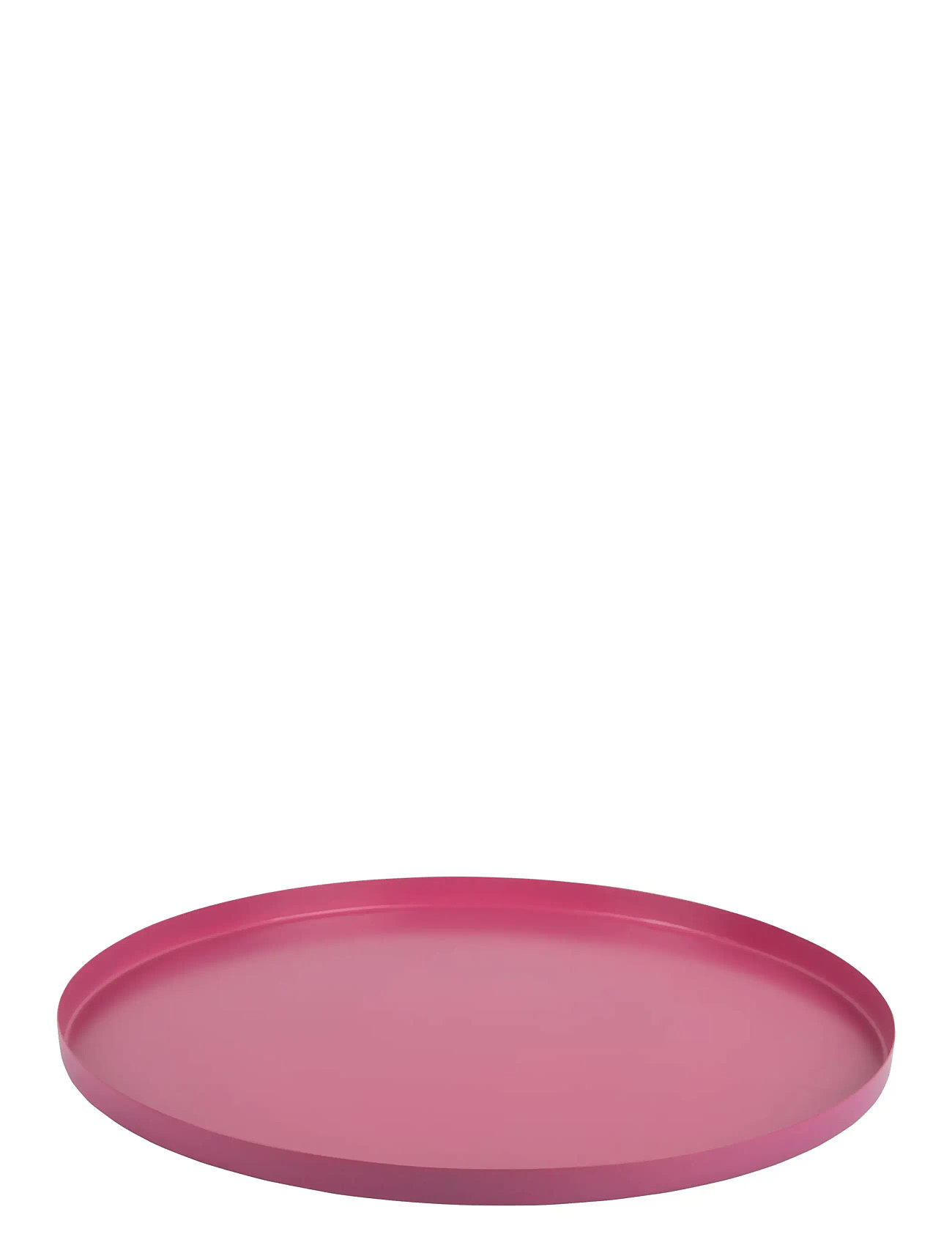 present time Tray Servir Round Medium, Ø 35 cm, Pink, Spisesteder Og Bordtilbehør > Bakker, Unisex
