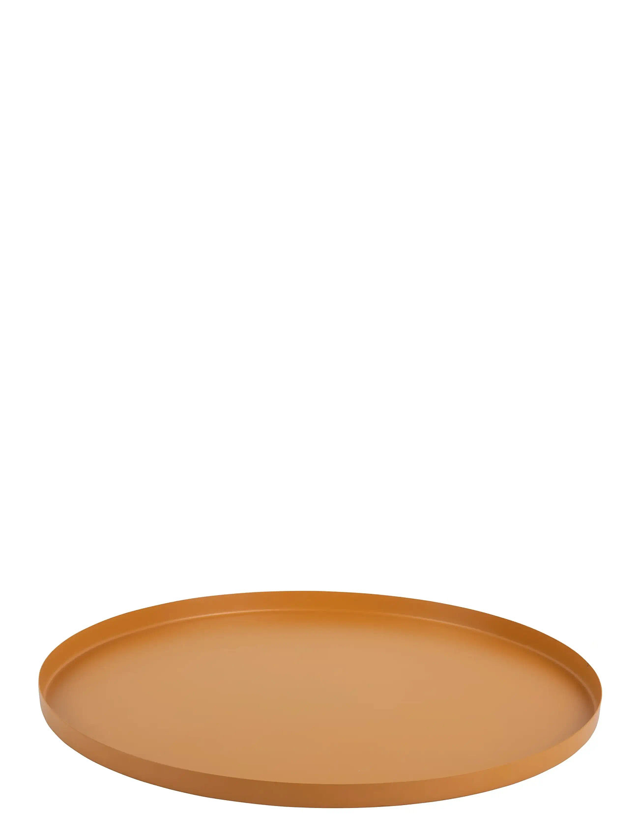 present time Tray Servir Round Medium, Ø 35 cm, Yellow, Spisesteder Og Bordtilbehør > Bakker, Unisex