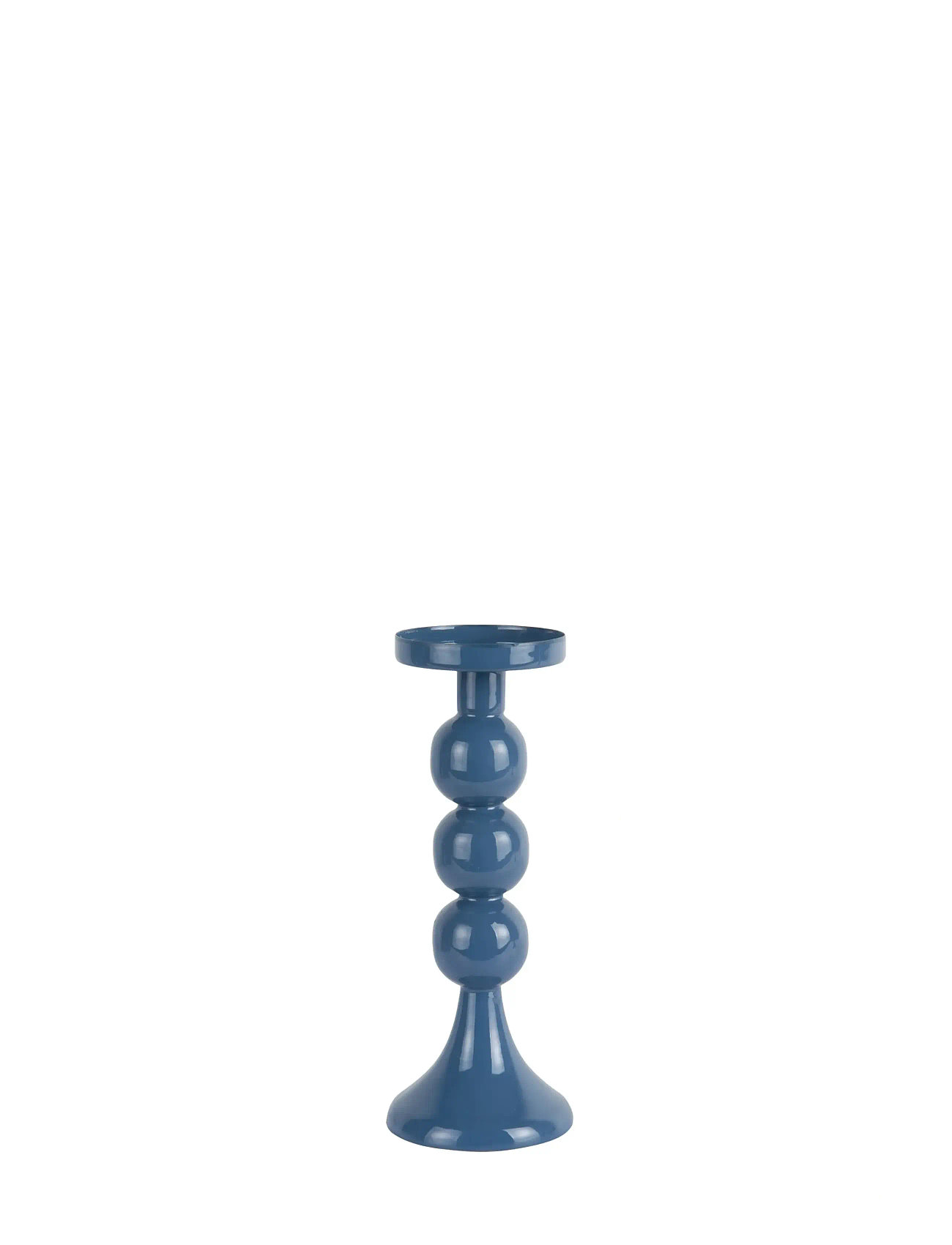 present time Candle Holder Funky Large, H 23 cm, Blue, Lysestager & Lanterner > Lysestager, Unisex