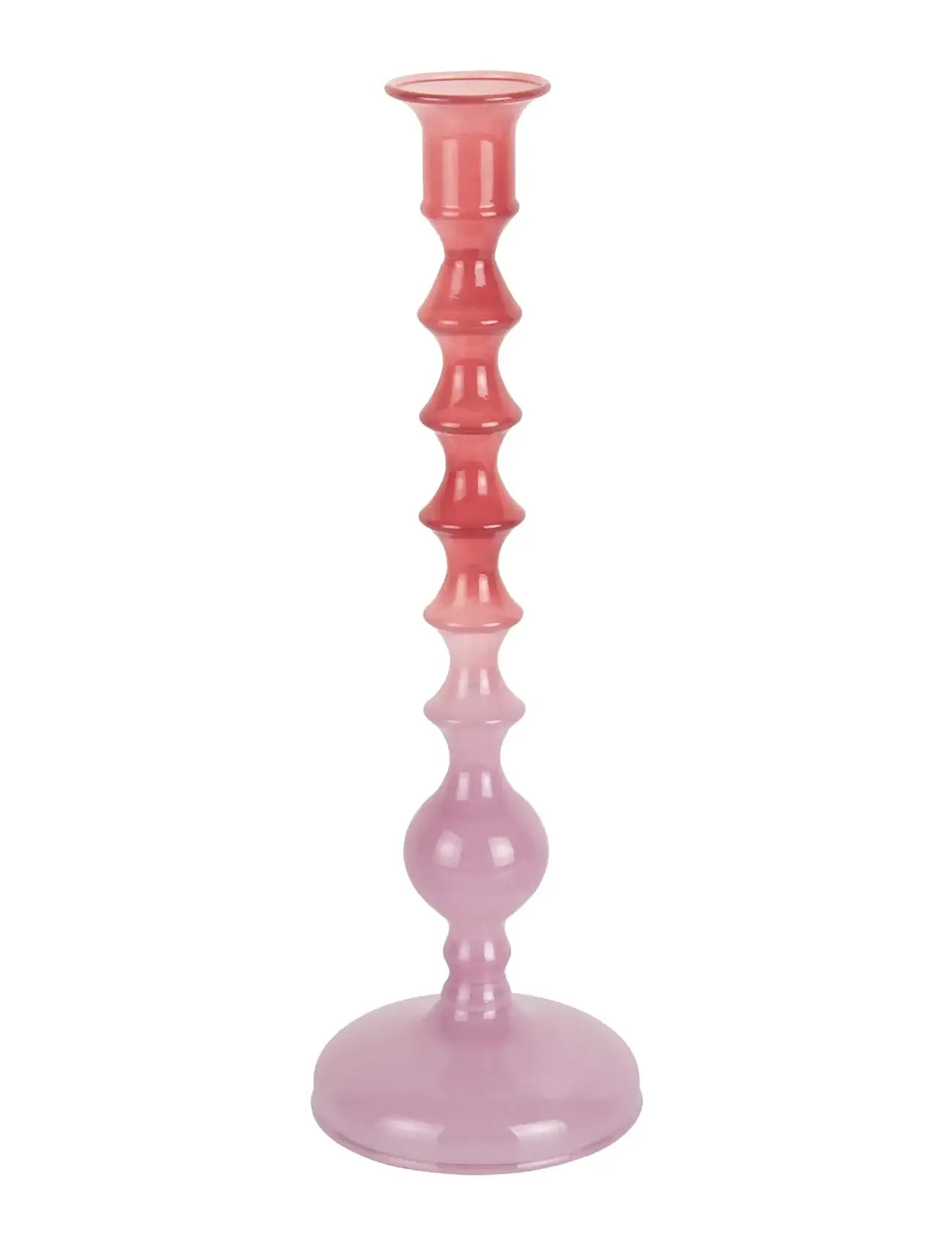 present time Candle Holder Grato Mecer Large, H 28 cm, Pink, Lysestager & Lanterner > Fyrfadsstager, Unisex