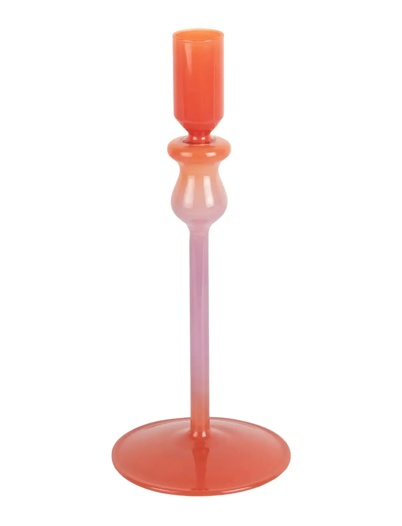 present time Candle Holder Duo Colores Medium, H 23 cm, Multi/patterned, Lysestager & Lanterner > Fyrfadsstager, Unisex