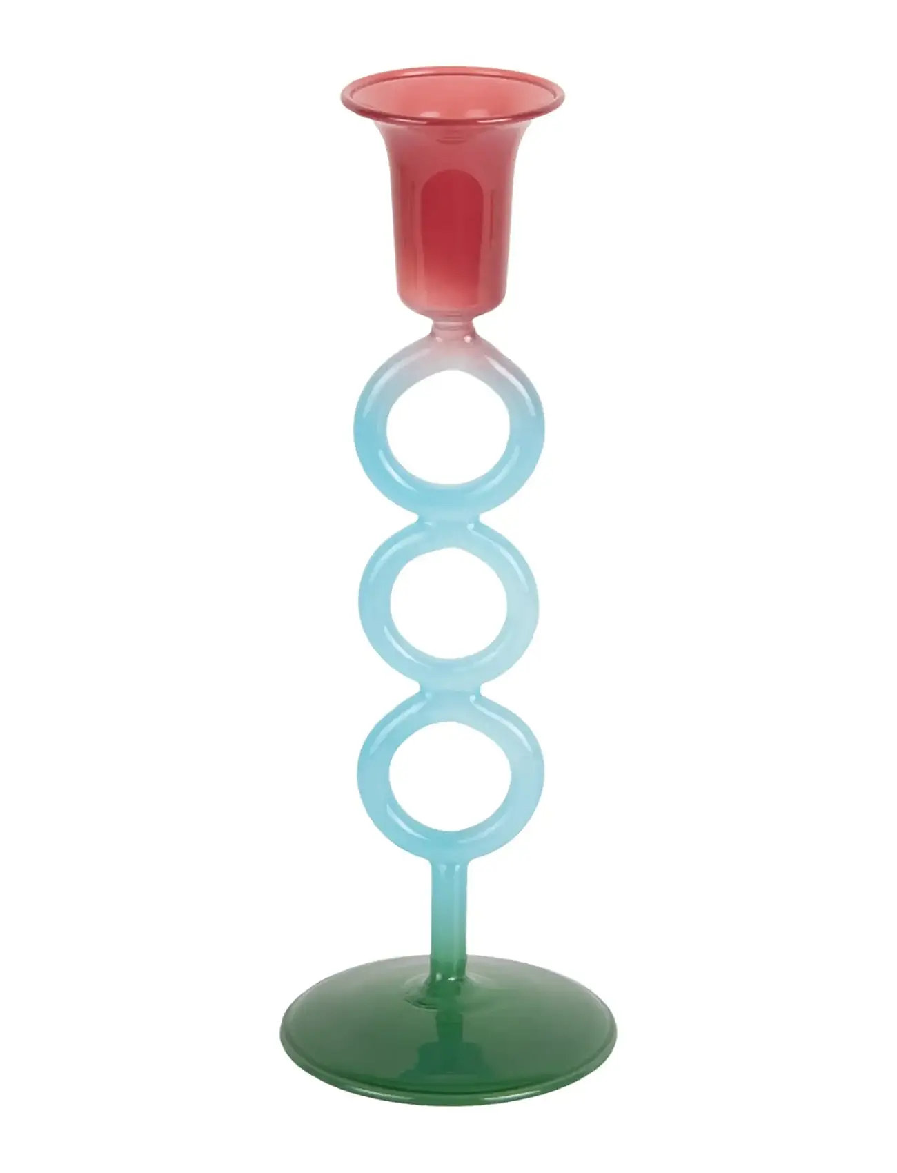 present time Candle Holder Anillo Vivo Medium, H 21 cm, Multi/patterned, Lysestager & Lanterner > Fyrfadsstager, Unisex