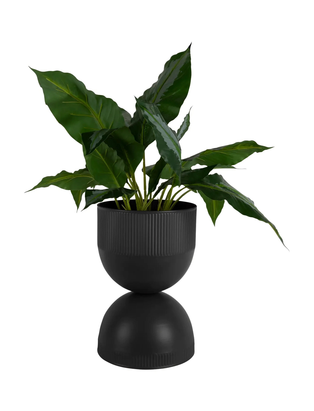 present time Plant Pot Tonar Medium, H 39 cm, Black, Dekoration > Blomsterpotter, Unisex