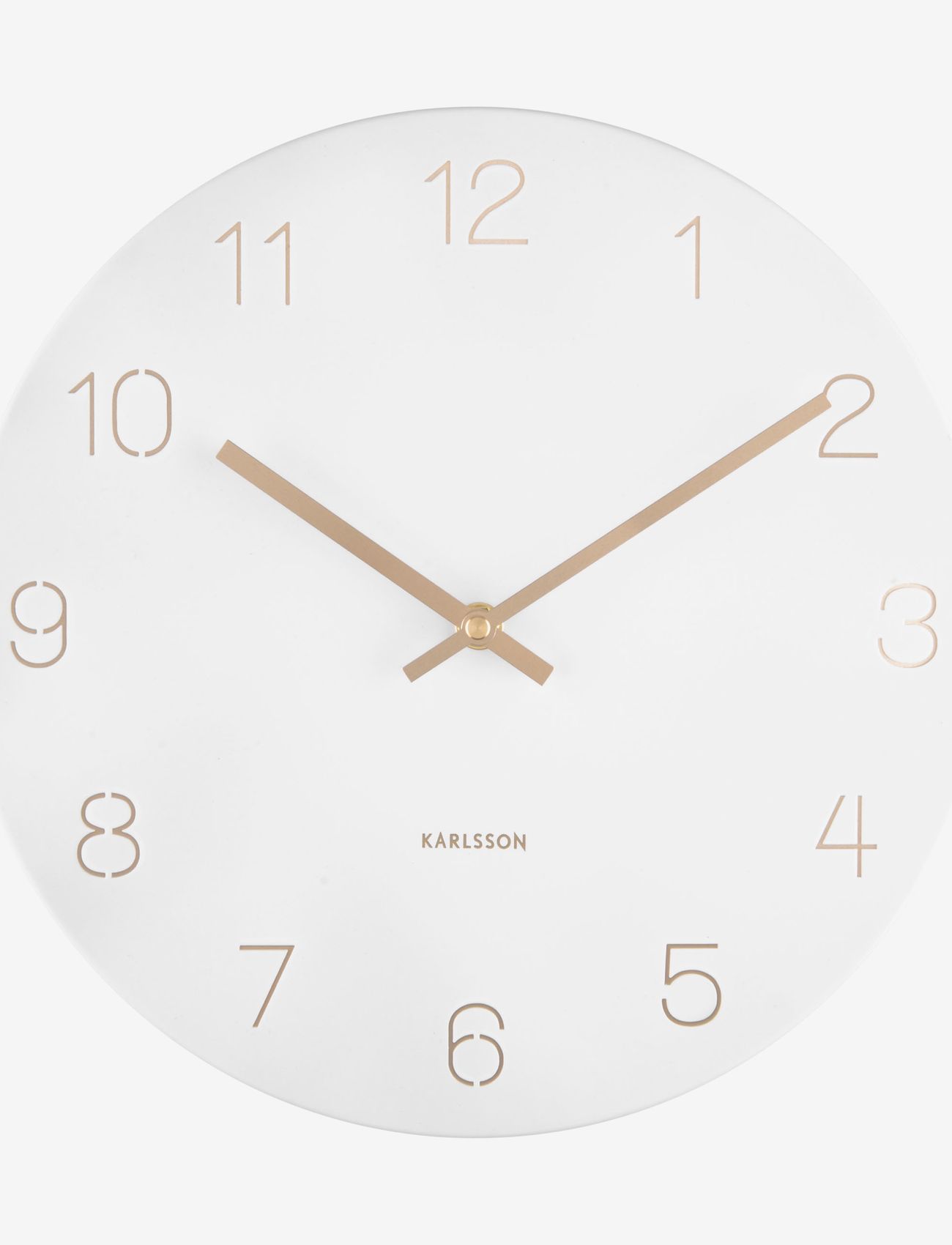 KARLSSON Wall Clock Charm Engraved Numbers Veggklokker