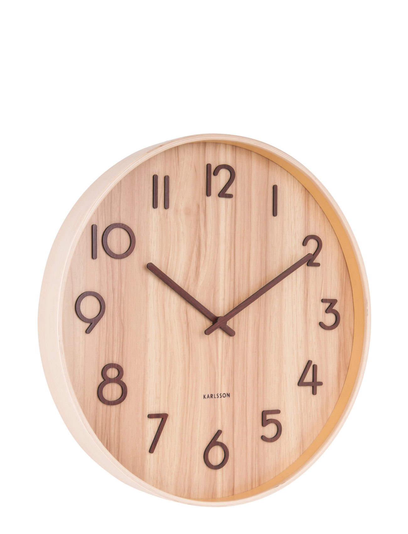 KARLSSON Wall Clock Pure Medium Hell Basswood Beige - Ø40CM - Unisex