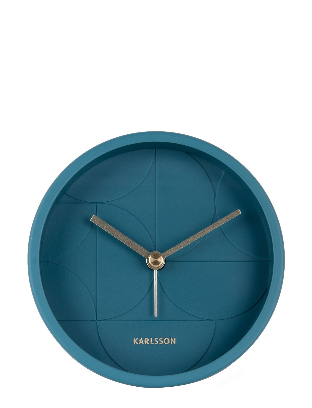 Alarm Clock Echelon Circular Dark Blue Home Decoration Watches Alarm Clocks Blue KARLSSON