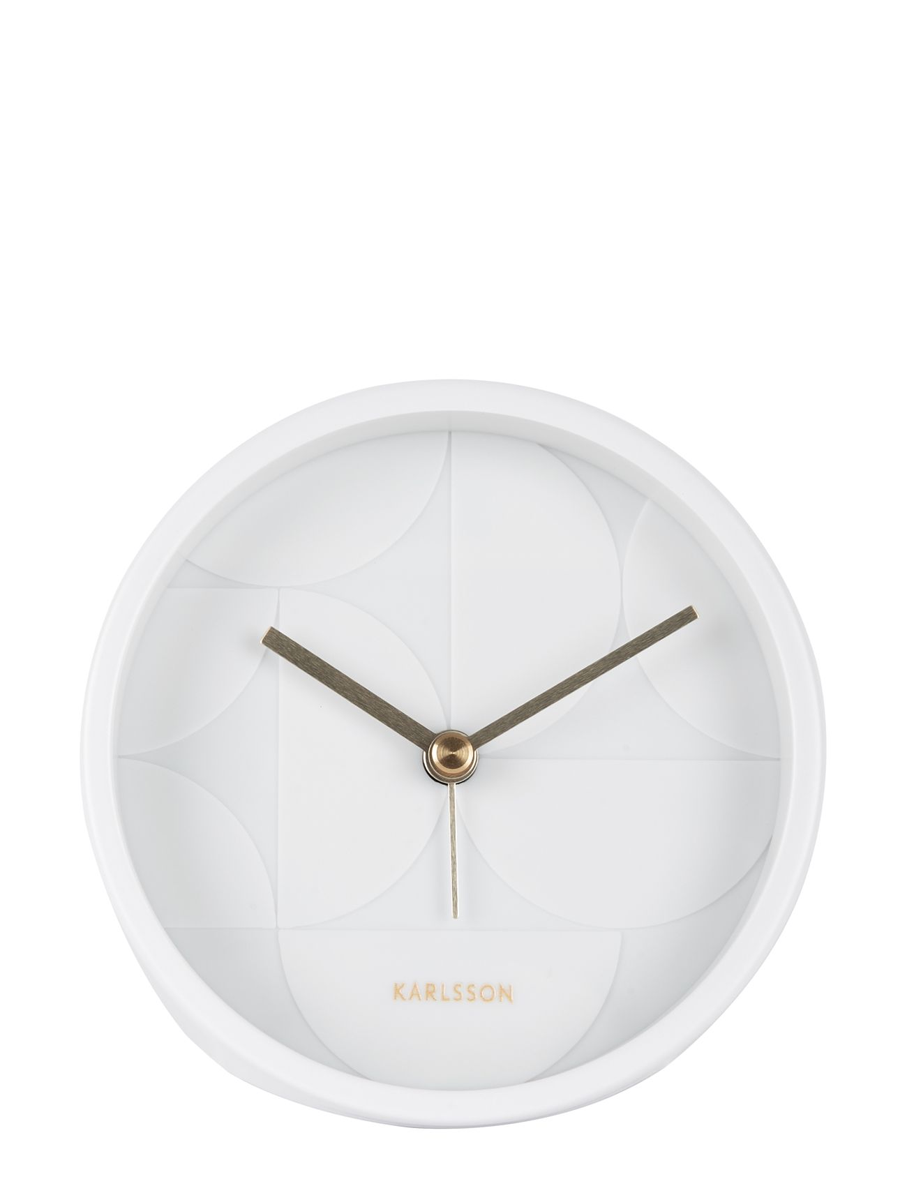 KARLSSON "Alarm Clock Echelon Circular White Home Decoration Watches Alarm Clocks KARLSSON"