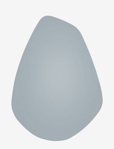 Mirror Organic Oval - wandspiegel - grey