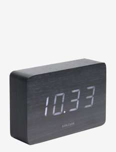 Alarm clock Square - modinātājpulksteņi - black