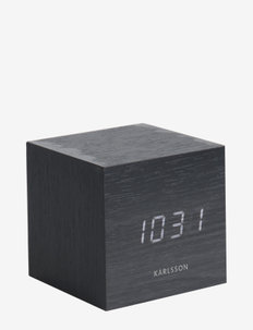 Alarm clock Mini Cube - modinātājpulksteņi - black