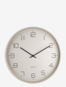 Wall clock Lofty - wandklokken - warm grey