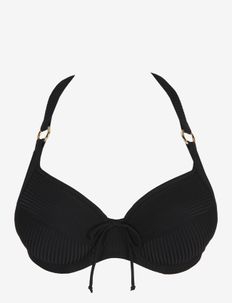 SAHARA full cup bikini top - bikini augšiņa ar lencēm - black