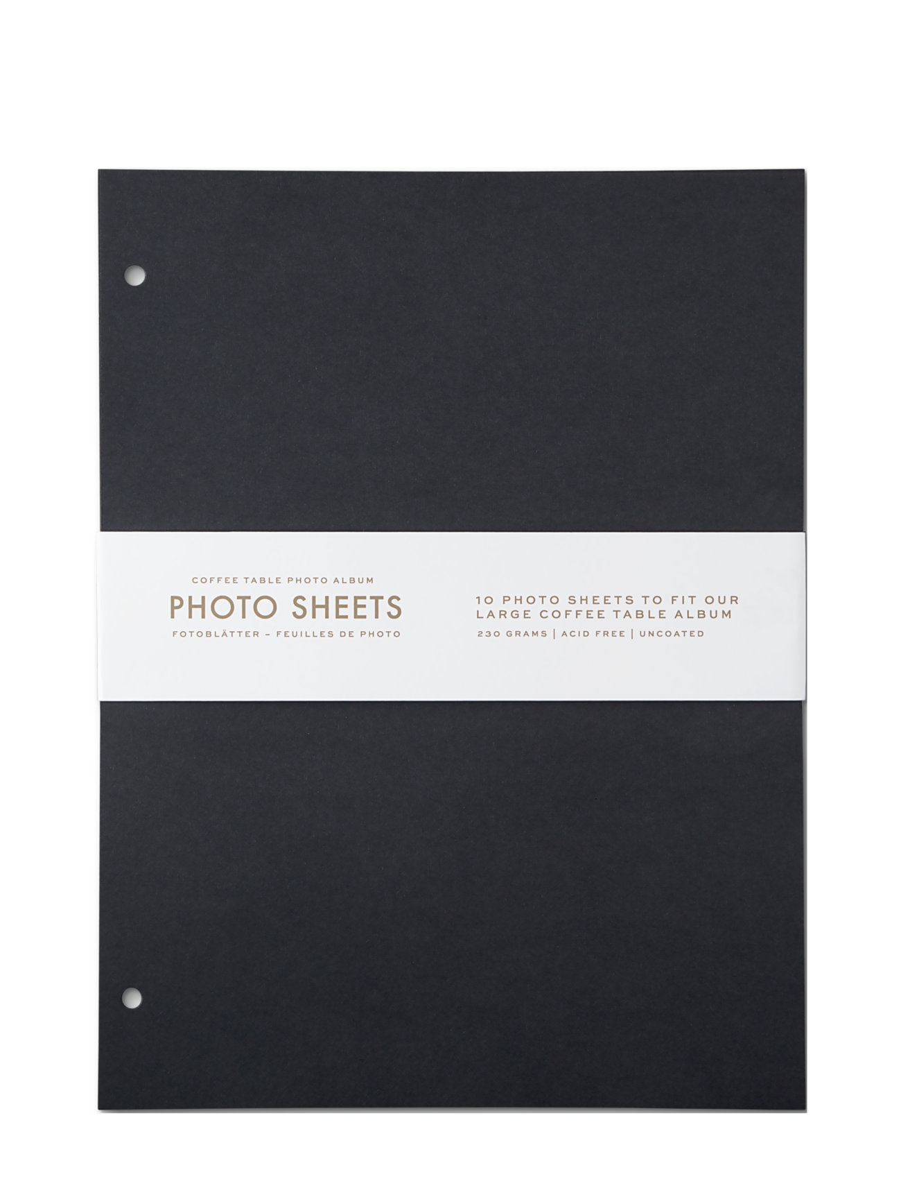 Photo Album - 10-Pack Refill Paper  Home Decoration Photo Albums Black PRINTWORKS