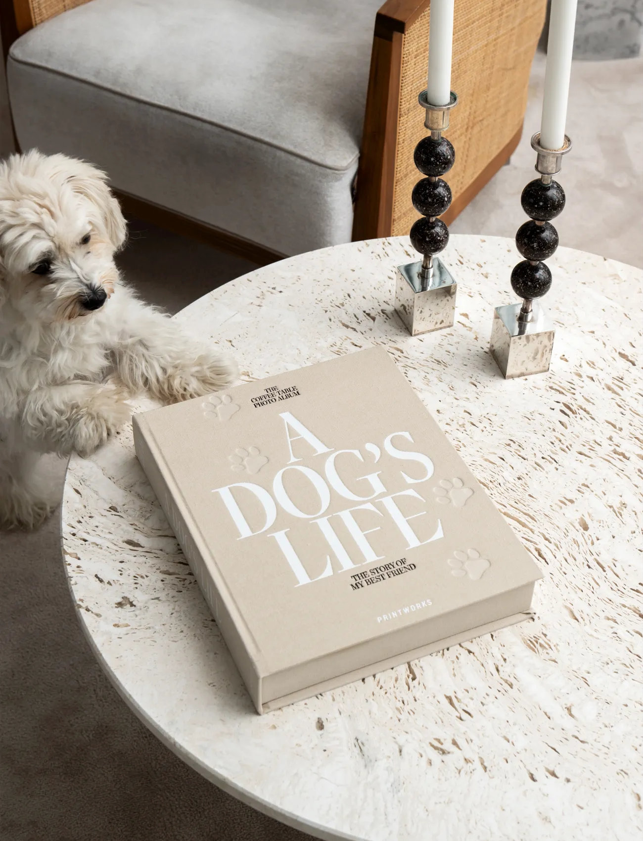 PRINTWORKS Dog Album - A Dog's Life, One Size, Beige, Dekoration > Bøger, Unisex