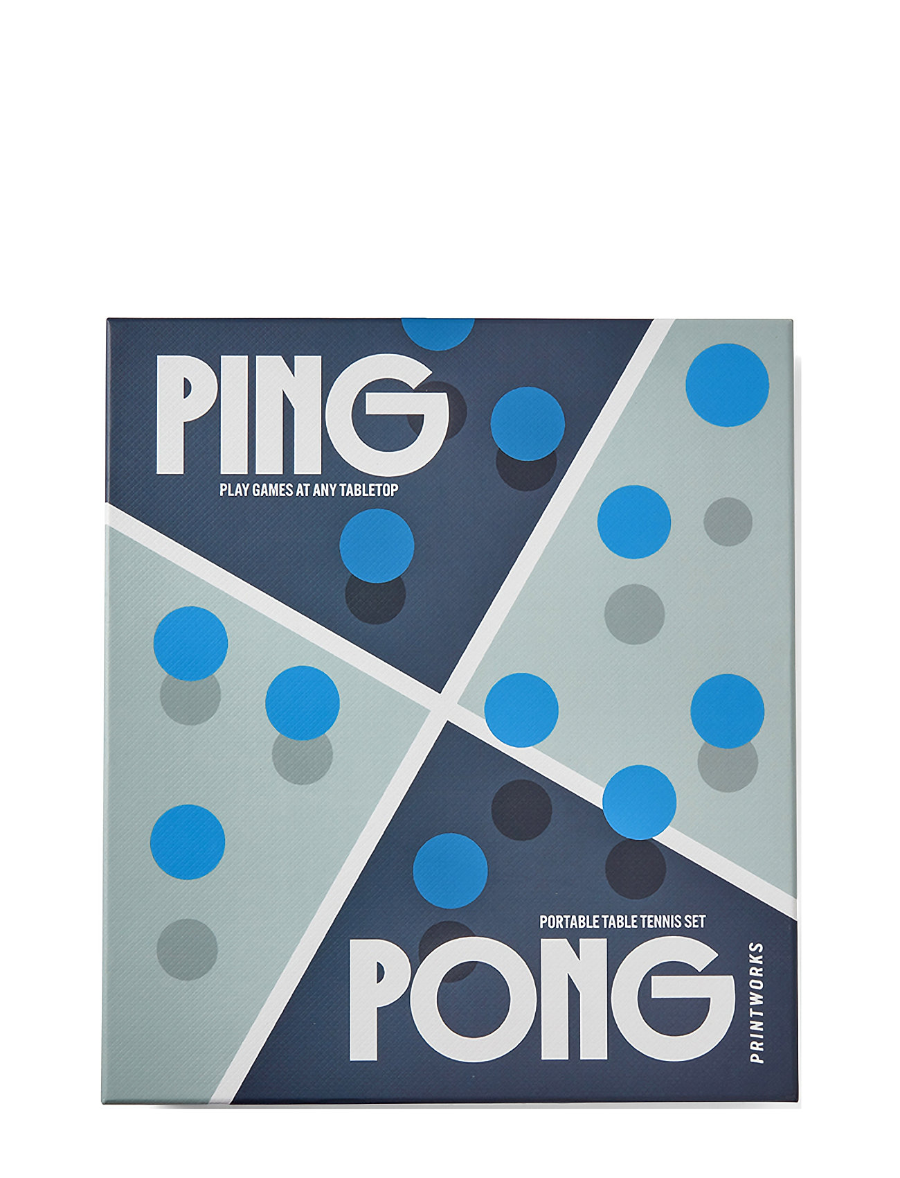 Portable Table Tennis - Ping Pong Home Decoration Puzzles & Games Games Navy PRINTWORKS