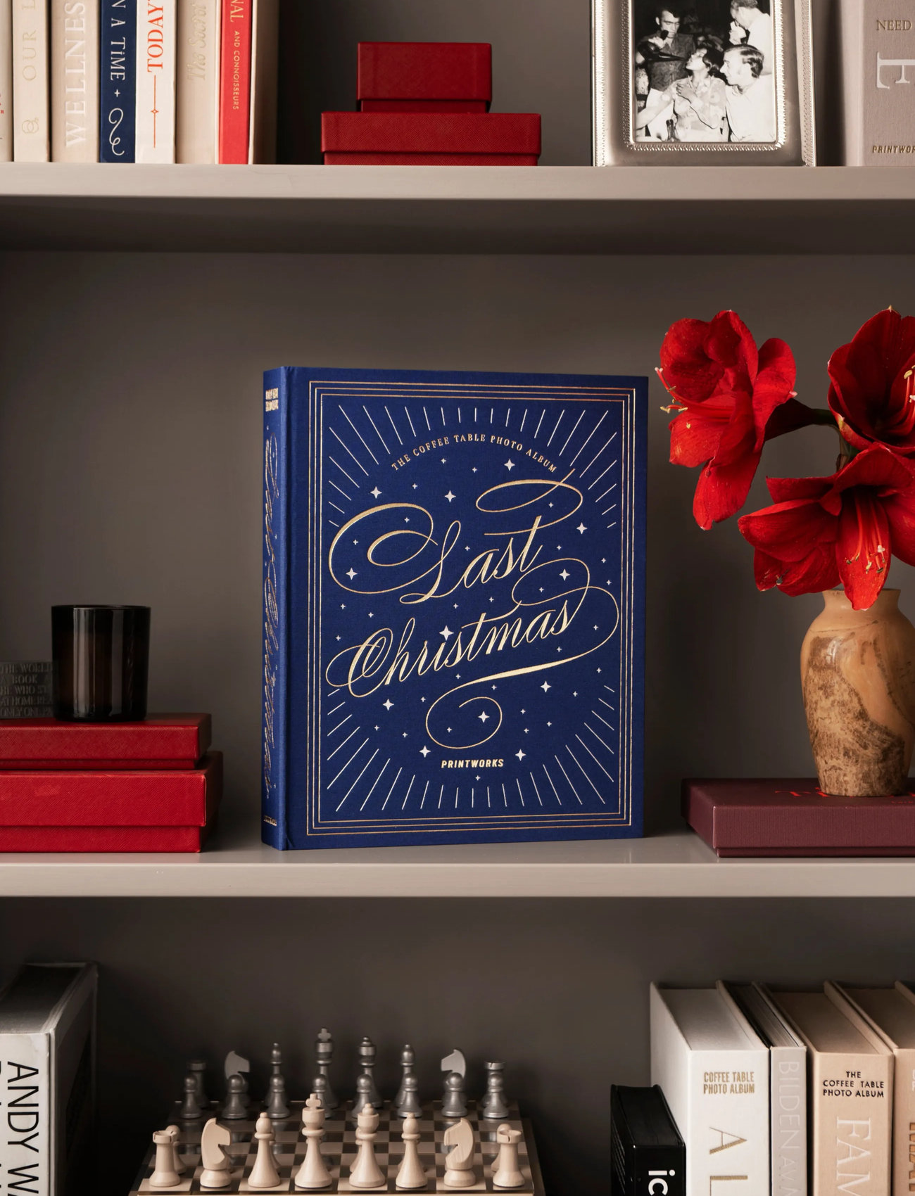 PRINTWORKS Photo Album - Last Christmas, One Size, Navy, Dekoration > Fotoalbums, Unisex