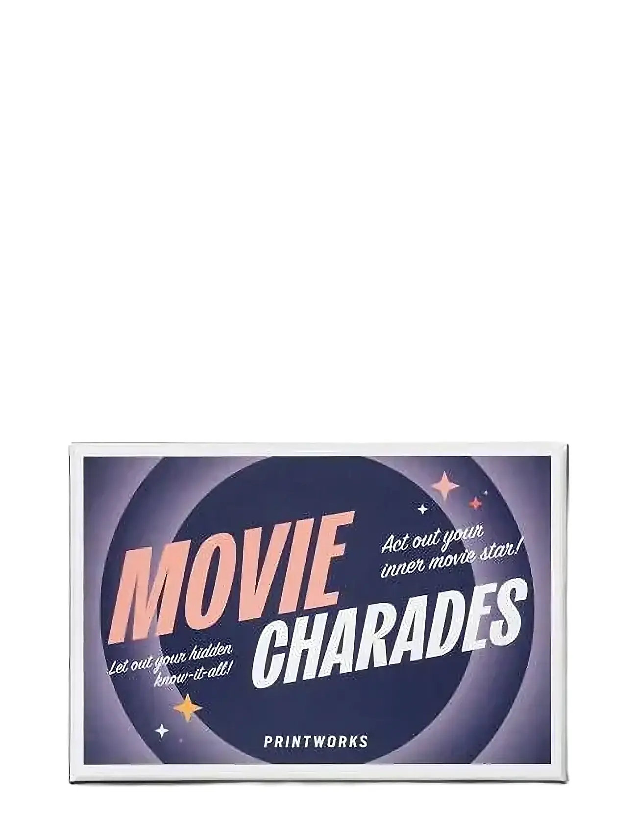 PRINTWORKS Movie Charades, One Size, Multi/patterned, Puslespil Og Spil > Spil, Unisex