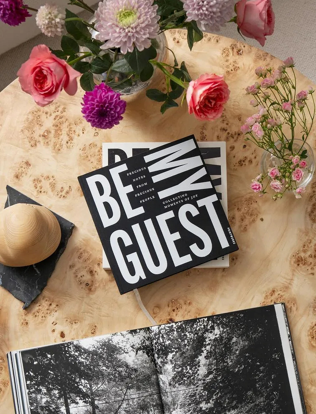 PRINTWORKS Guest Book - Black/Hite, One Size, Black, Dekoration > Bøger, Unisex