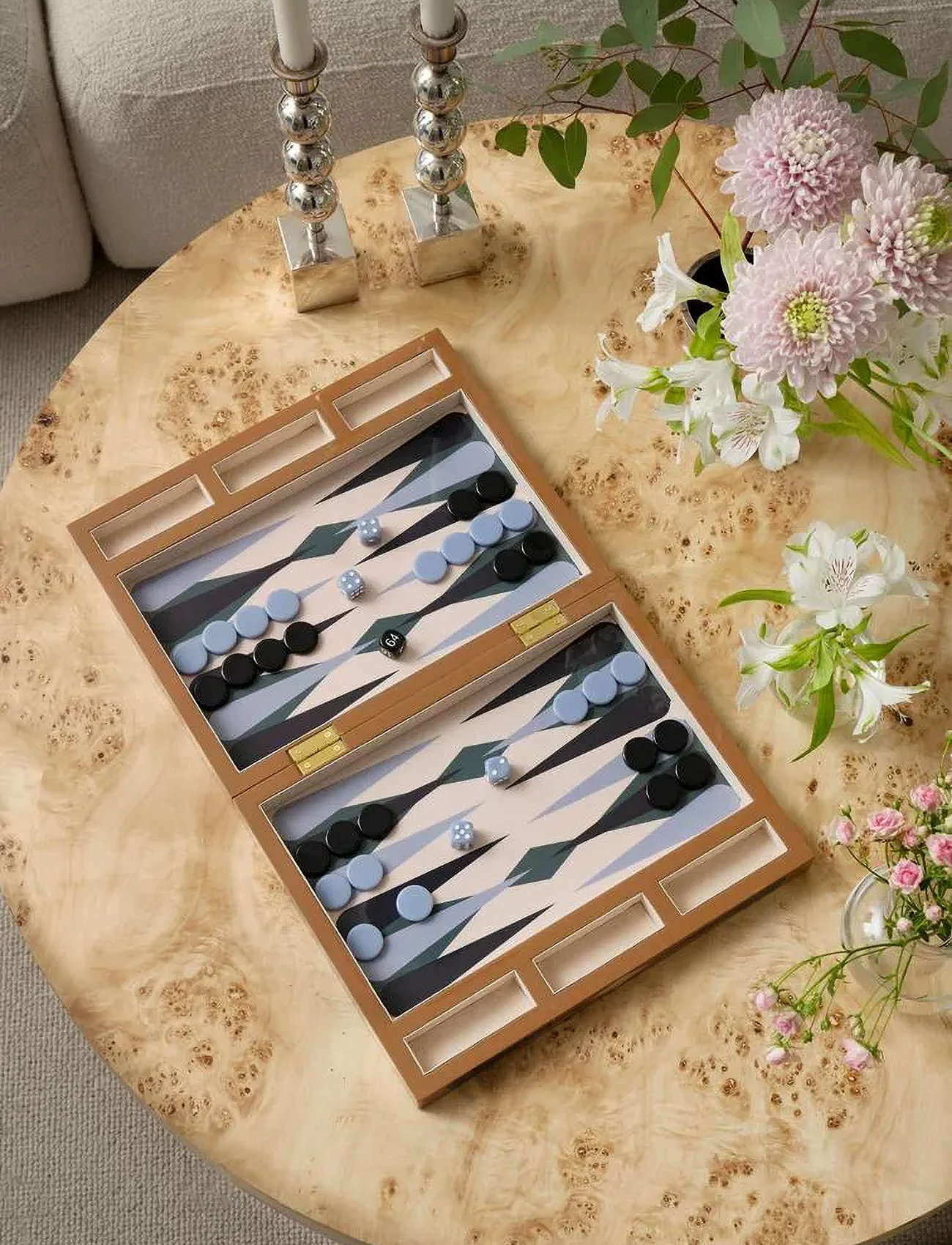 PRINTWORKS Lacquered Backgammon, One Size, Multi/patterned, Puslespil Og Spil > Spil, Unisex