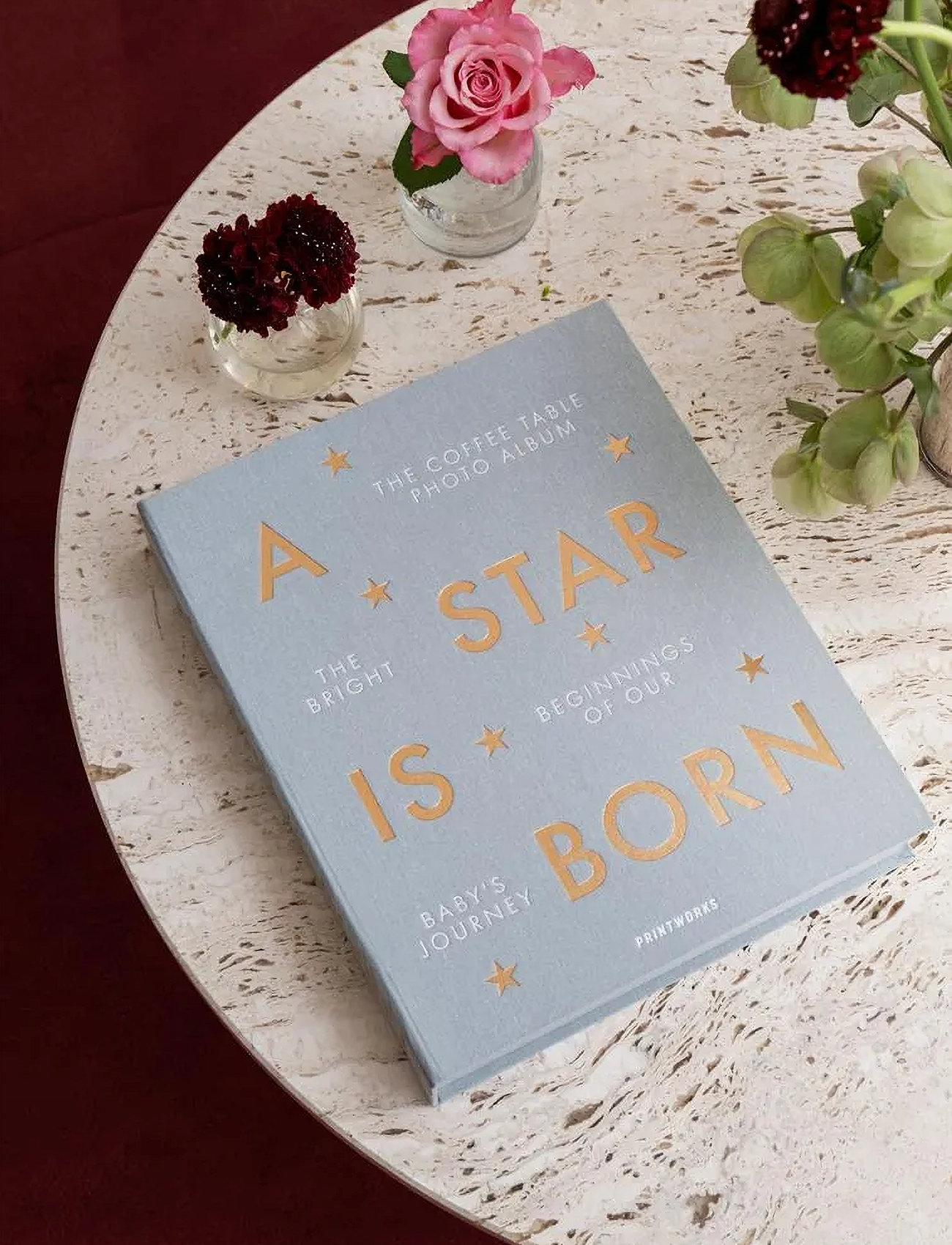 PRINTWORKS Baby Album - A Star Is Born, Grey, One Size, Grey, Dekoration > Fotoalbums, Unisex
