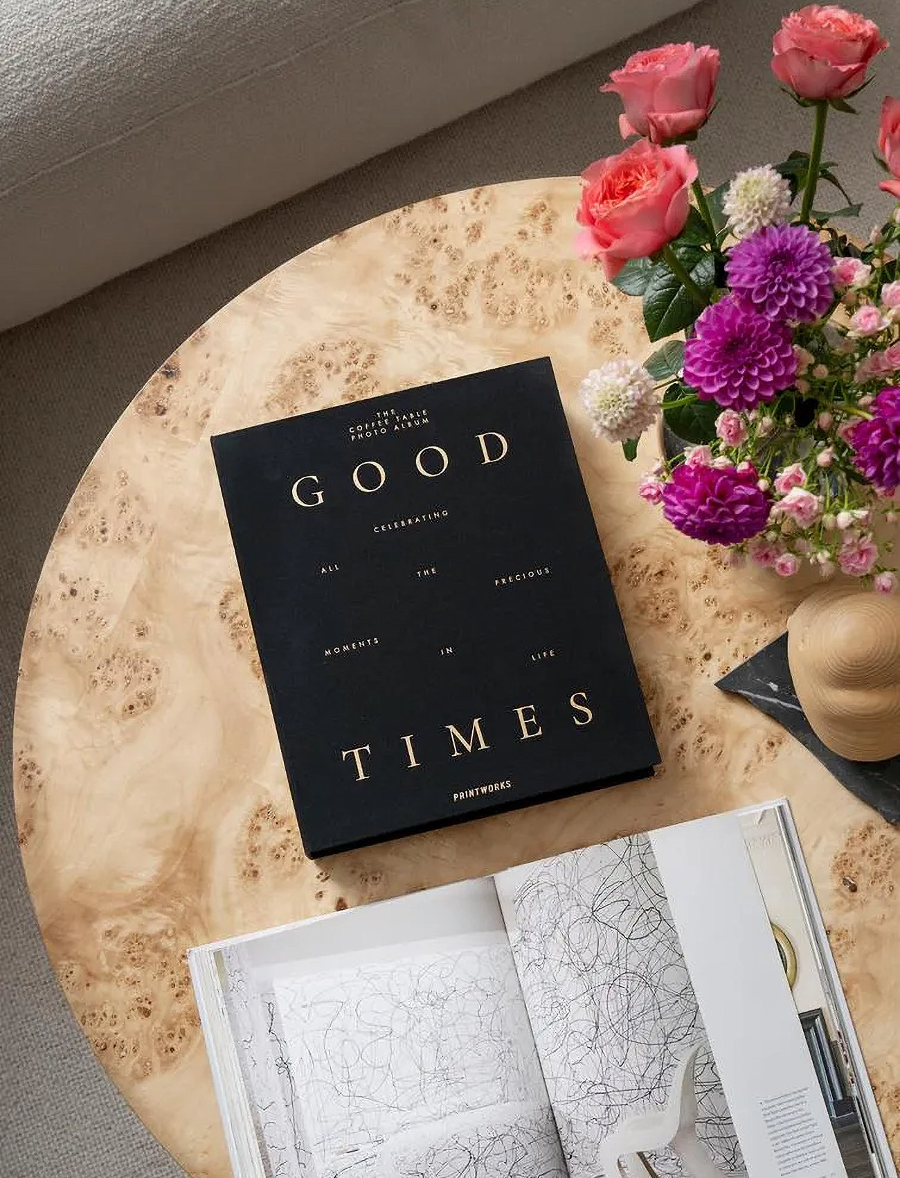 PRINTWORKS Photo Album - Good Times, Black, One Size, Black, Dekoration > Fotoalbums, Unisex