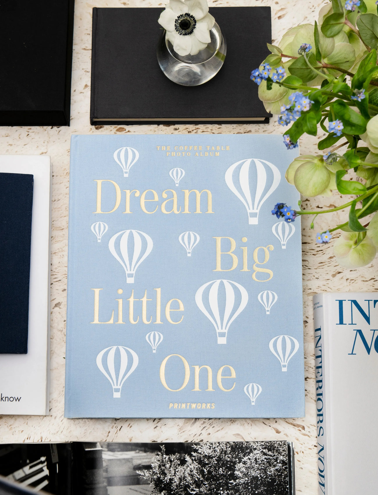 PRINTWORKS Baby Album - Dream Big Little One, Light Blue, One Size, Blue, Dekoration > Fotoalbums, Unisex