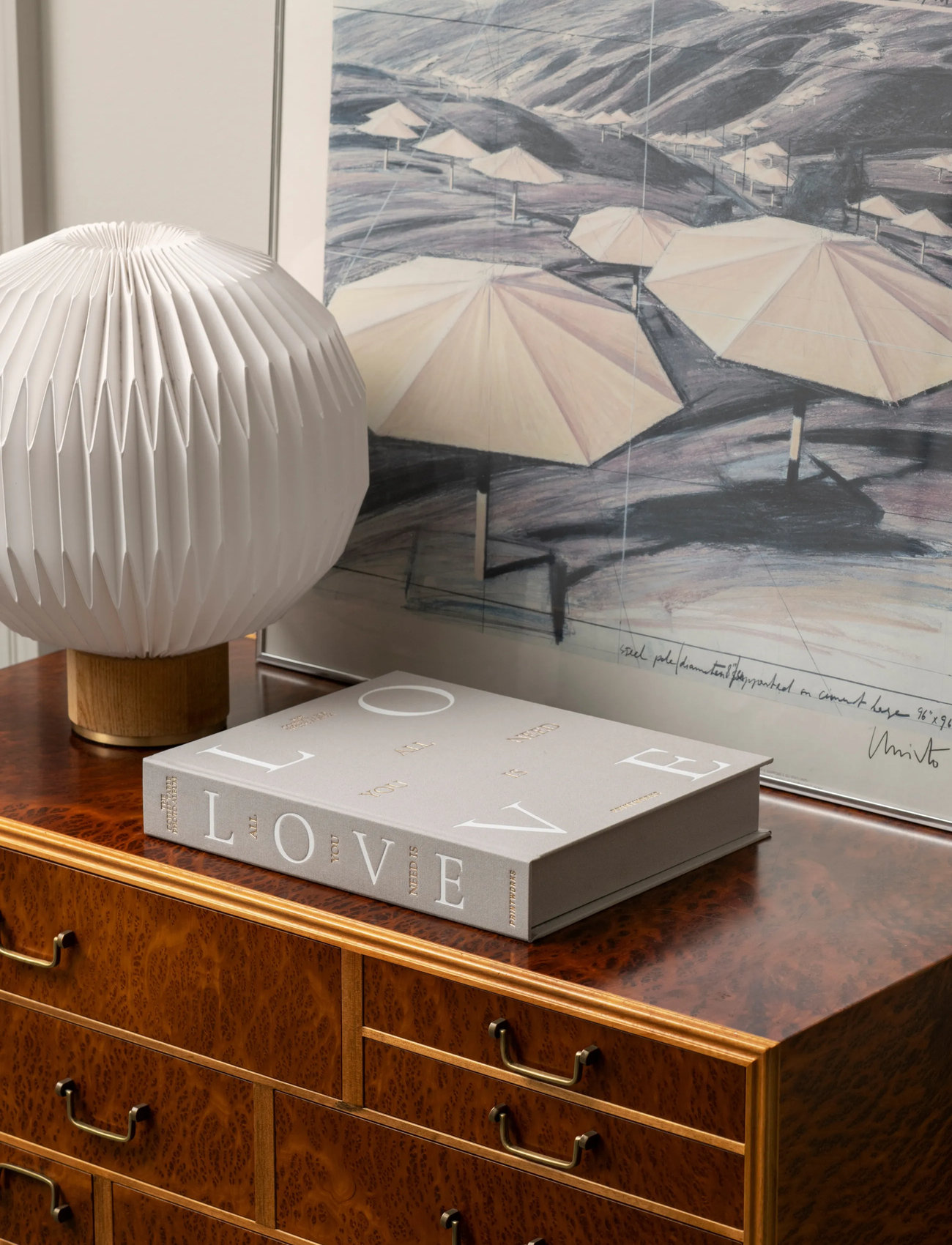 PRINTWORKS Photo Album - All You Need Is Love, One Size, Grey, Dekoration > Fotoalbums, Unisex
