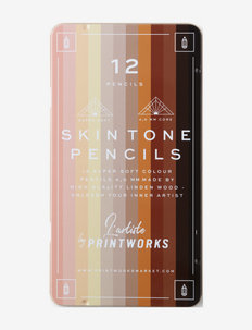 12 Colour pencils - Skin tone - pencils - multi