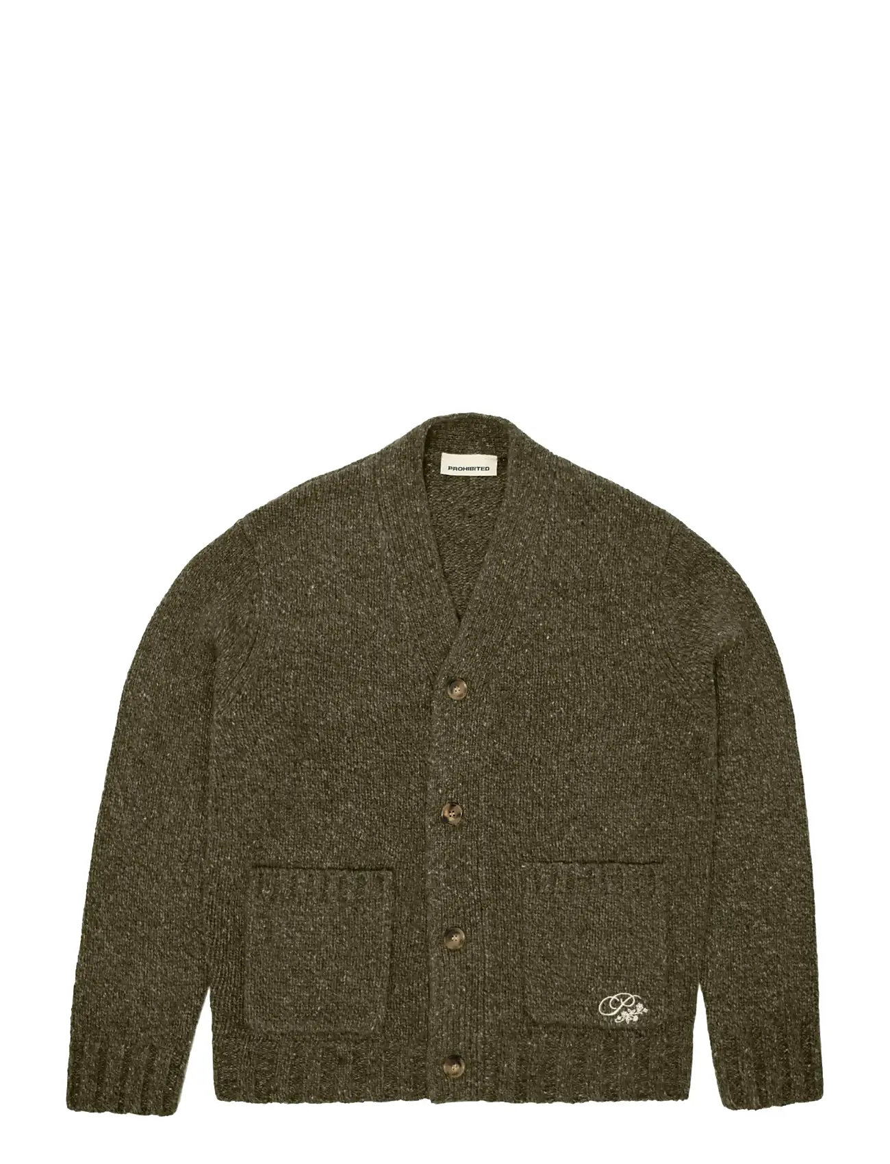 PROHIBITED Scout Knit Cardigan Grün - XXL - Damen