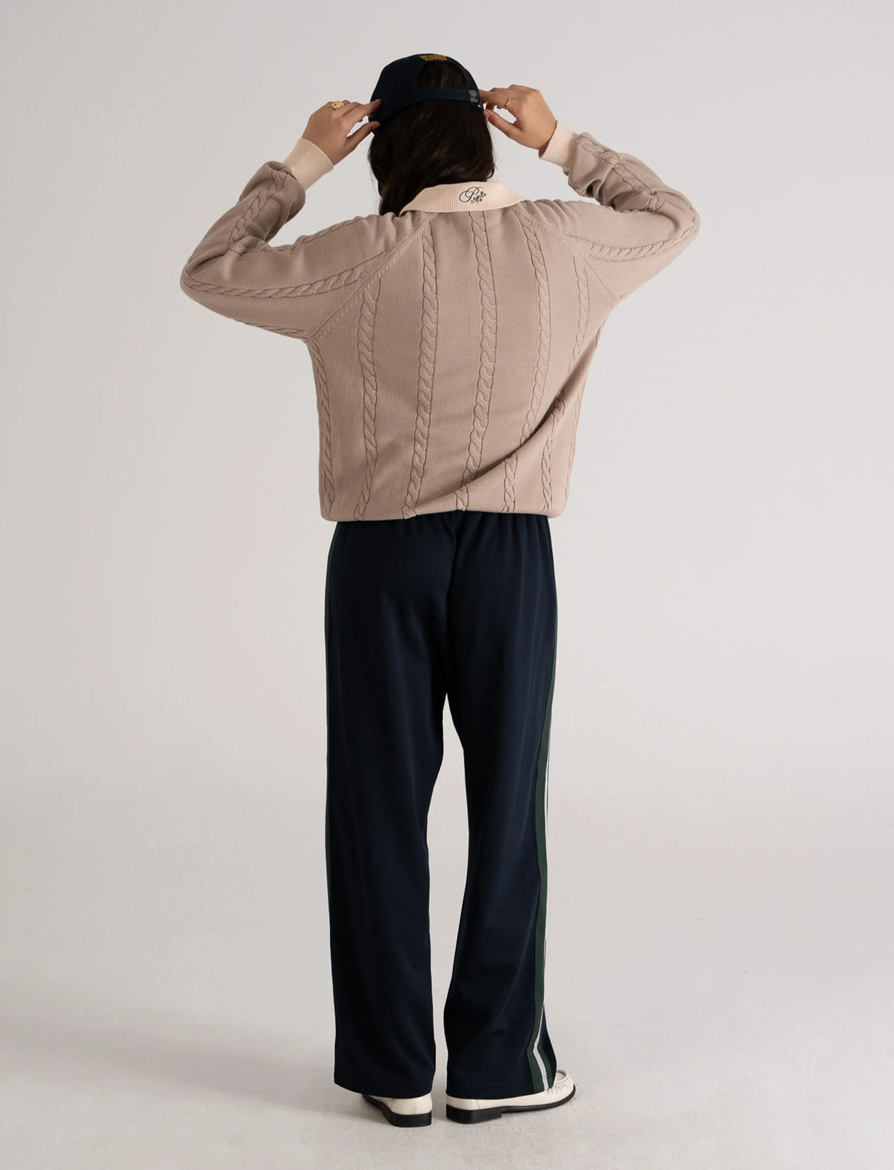 Prohibited Legacy Knitted Jersey, XL, Beige, Strik > Langærmede Strikkede Poloer, Herre