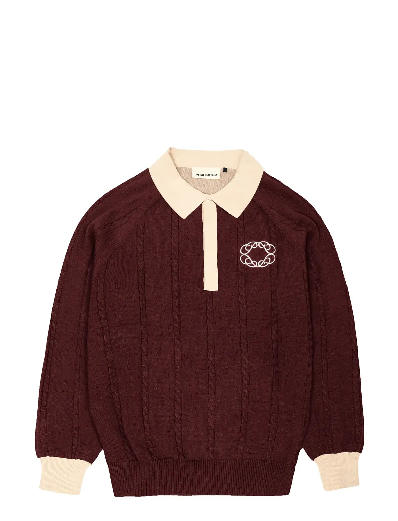 PROHIBITED Legacy Strick Jersey Burgundy - XL - Damen