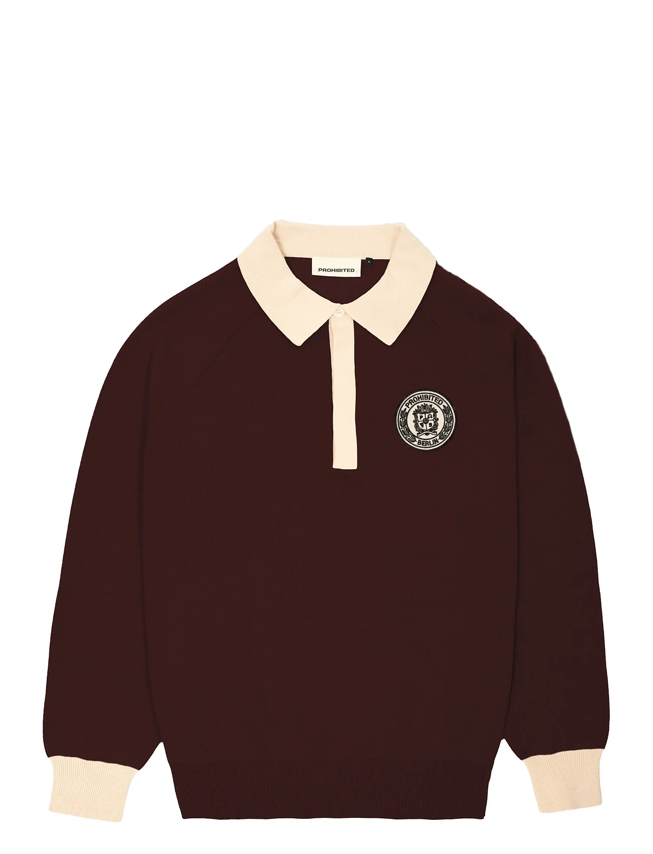 PROHIBITED Cup Strick Jersey Burgundy - XL - Damen