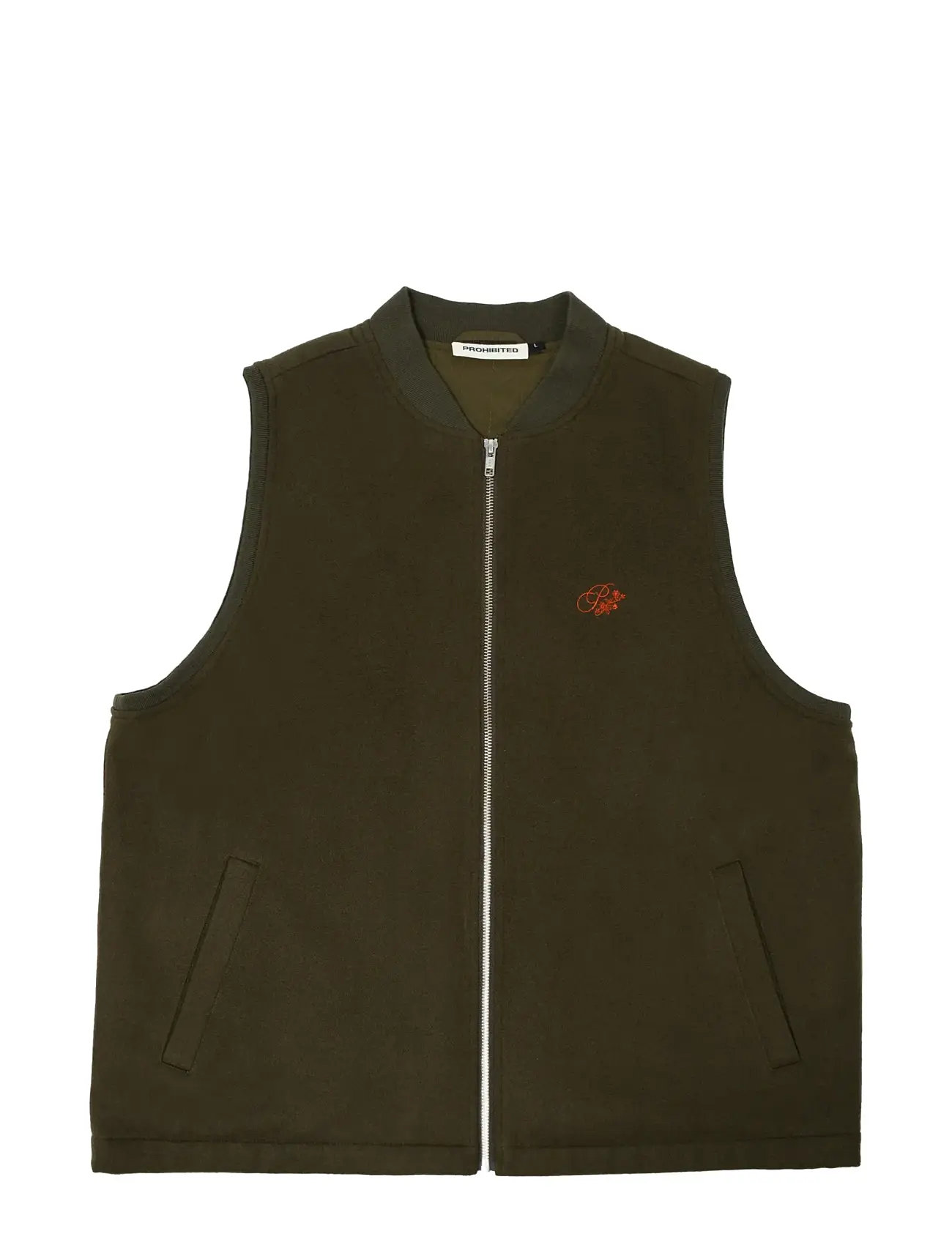 PROHIBITED Scout Fleece Vest Grün - S - Damen