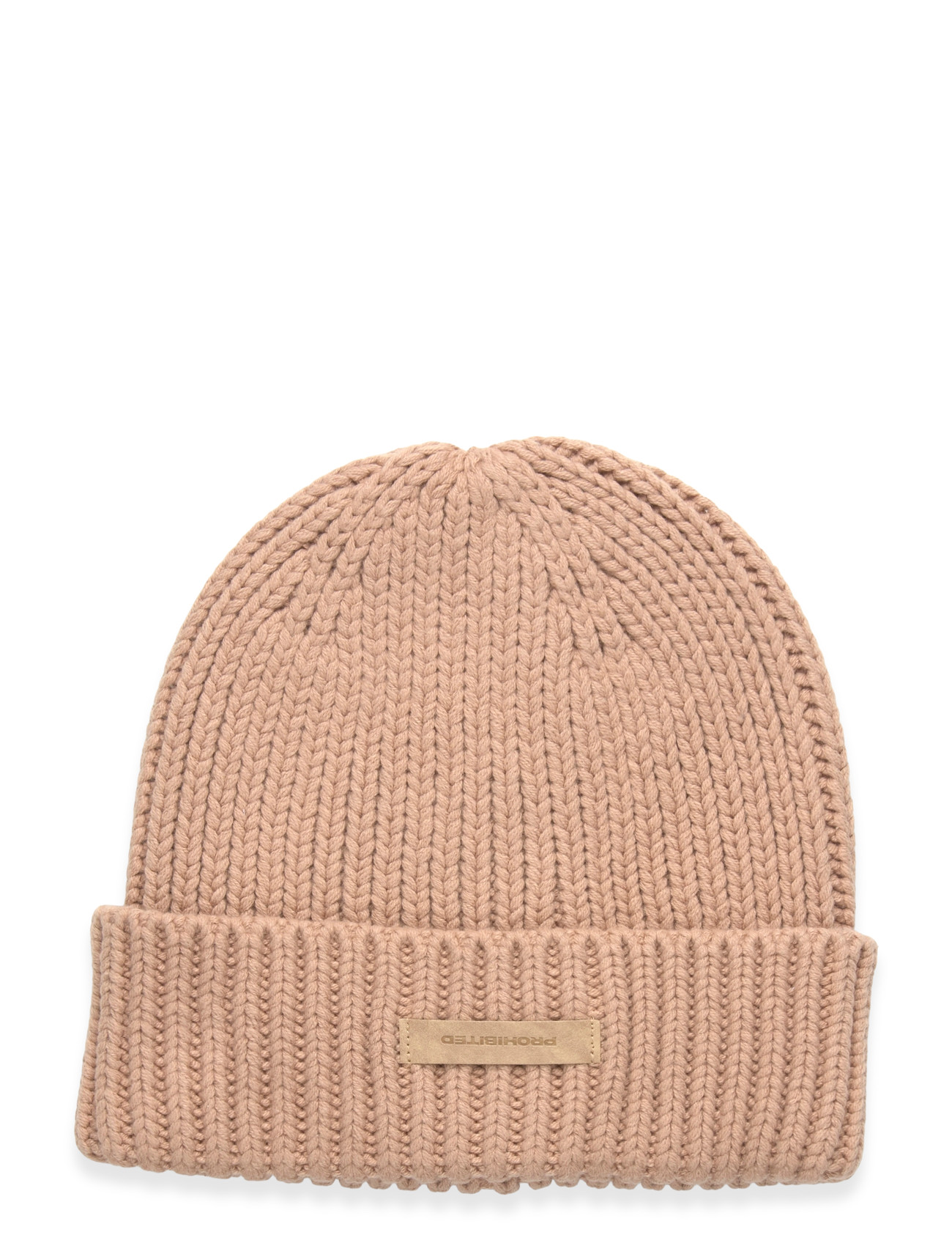 PROHIBITED Oak Pudelmütze Braun Beige - One Size - Herren