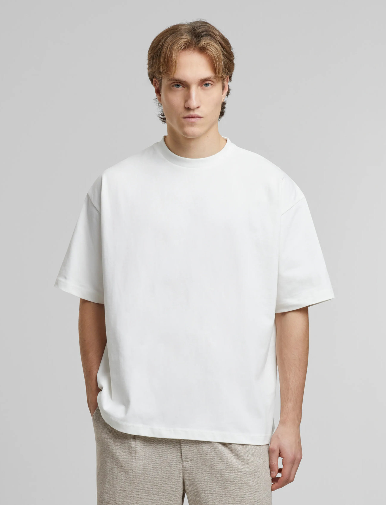 Prohibited Oversized Tee, XXL, White, T-Shirts > Kortærmede, Herre